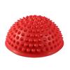 Half Round PVC Massage Ball Yoga Balls Fitness Exercise Gym Massager(Red)