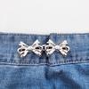 Bowknot Jean Fit Tighten Buckles Zinc Zinc Alloy Jean Buttons for Loose Jeans  Skirts