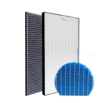 Do oczyszczacza powietrza Sharp KC-D40E-W KC-D50 KC-E50 KC-F50 KC-D40E Filtr HEPA Filtr z węglem aktywnym 40*22cm Części nawilżacza powietrza