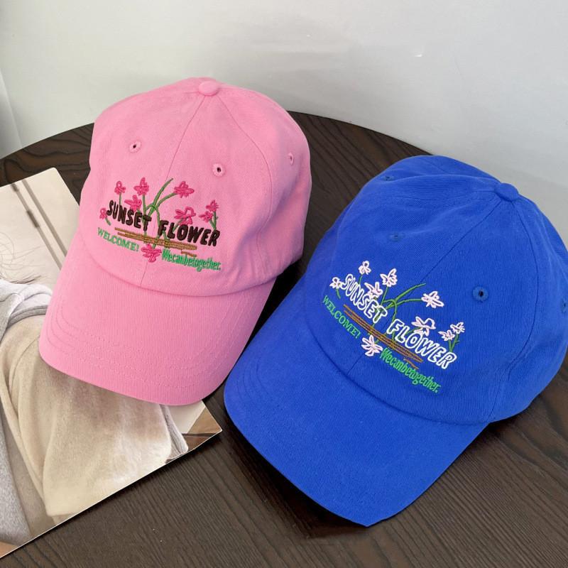 Embroidered Cotton Baseball Cap For Women With Sun Protection And Breathability Perfect For Casual Wear