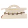 Geometric Zircon Silver And Gold Womens Fashion Bracelet With Luxurious Finish For Office Gifts