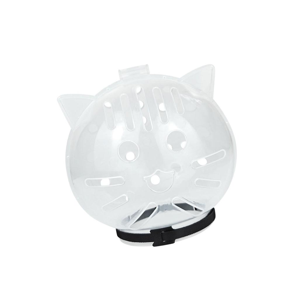 Regulable Cats Space Helmets Soft Breathable Cats Bubble Muzzle For Safety During Grooming Bathing Easy To Clean