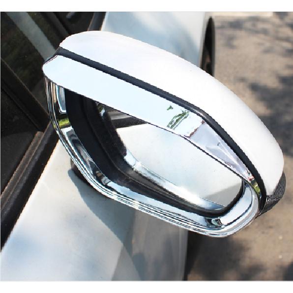 For Toyota Corolla -2024 Chrome Rearview Mirror Rain Eyebrow Trim 2PC