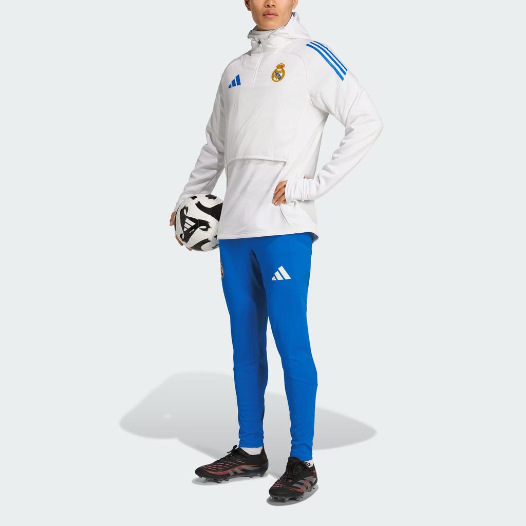 Adidas Real Madrid Tiro 25 Competition Top Training Gear Series Brand Logo Stand Collar Raglan Long Sleeve Football Shirt Men Tops KE1167
