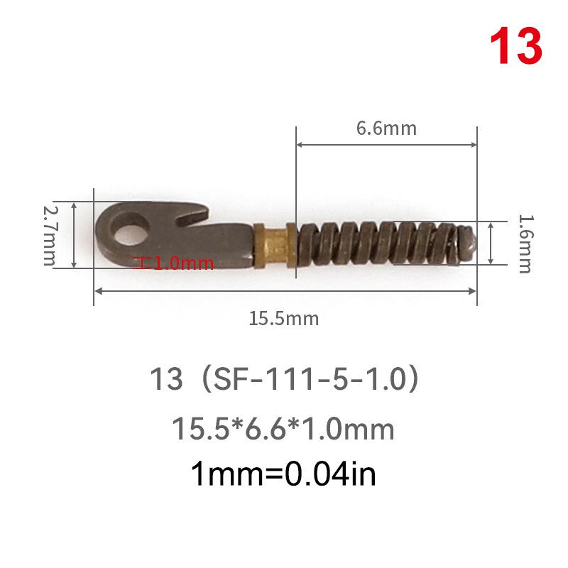 2Pcs Eyeglasses Spring Insert Glasses Repairing Flex Temples Optical Frame Broken Replacement Part Accessory Stainless Steel