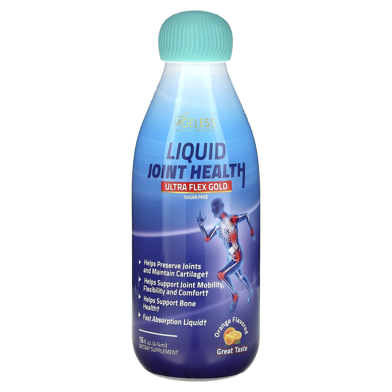 

Liquid Joint Health, Ultra Flex Gold, Sugar Free, Orange, 474 Ml (16 Fl Oz)