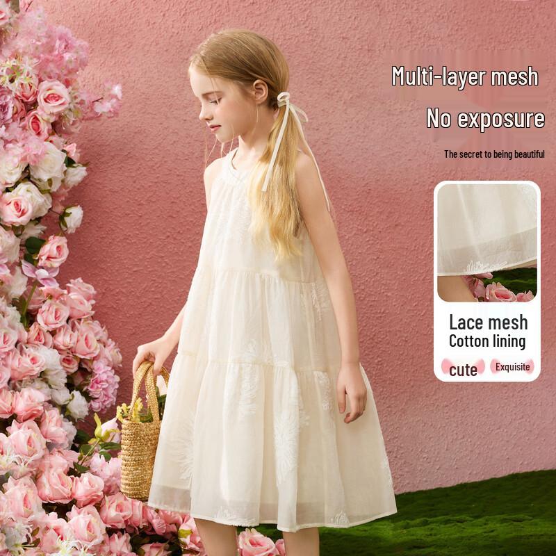 ASK JUNIOR Девочки 3D Цветочный Пляжный Платье 140