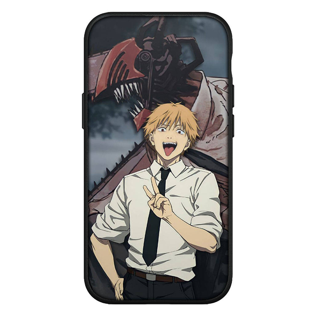 Cover for iPhone 16 15 Xiaomi Redmi Note 14 13 12 11 Pro Max X 8 16e Samsung Galaxy S25 S24 S23 Moto OPPO Huawei Denji Makima Chainsaw Man Phone Case