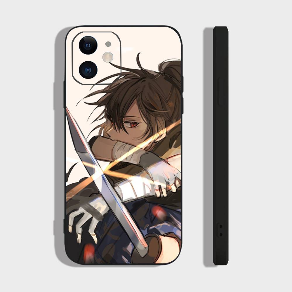 Anime Hyakkimaru Phone Case For IPhone 17 Air 16 15 14 13 Pro Max 11 12 Black Silicone Cover