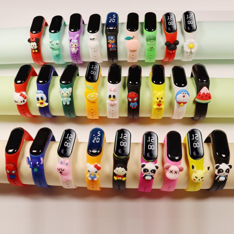 Waterproof LED Touch Cartoon Doll Watch for Kids and Adults - Student Sports Bracelet Gift
