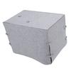 Dog Crate Cover Foldable Coldproof Felt Material Keep Warm Windproof Pet Kennel Cover for Winter Col