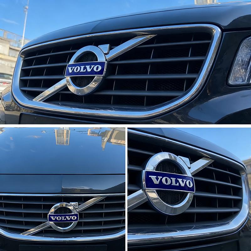 Dekoracyjne Naklejki z Logo na Grill Przedni Kierownicę Samochodowe Akcesoria Dla Volvo Rdesign Polestar AWD V50 S60 XC60 S40 XC40 XC90
