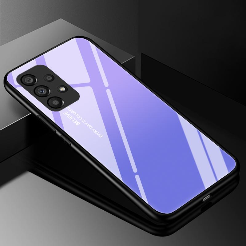 Tempered Glass Phone Case For Samsung Galaxy A31 A51 A71 5G A10 A10S A20 A30 A30S A50 A50S A70 Capa Luxury Hard Back Bumper