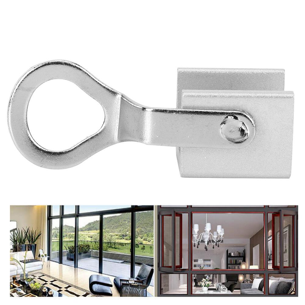 6Pcs Adjustable Aluminum Alloy Window Lock Safety Sliding Window Locks Stop Hardware AccessoryD Type