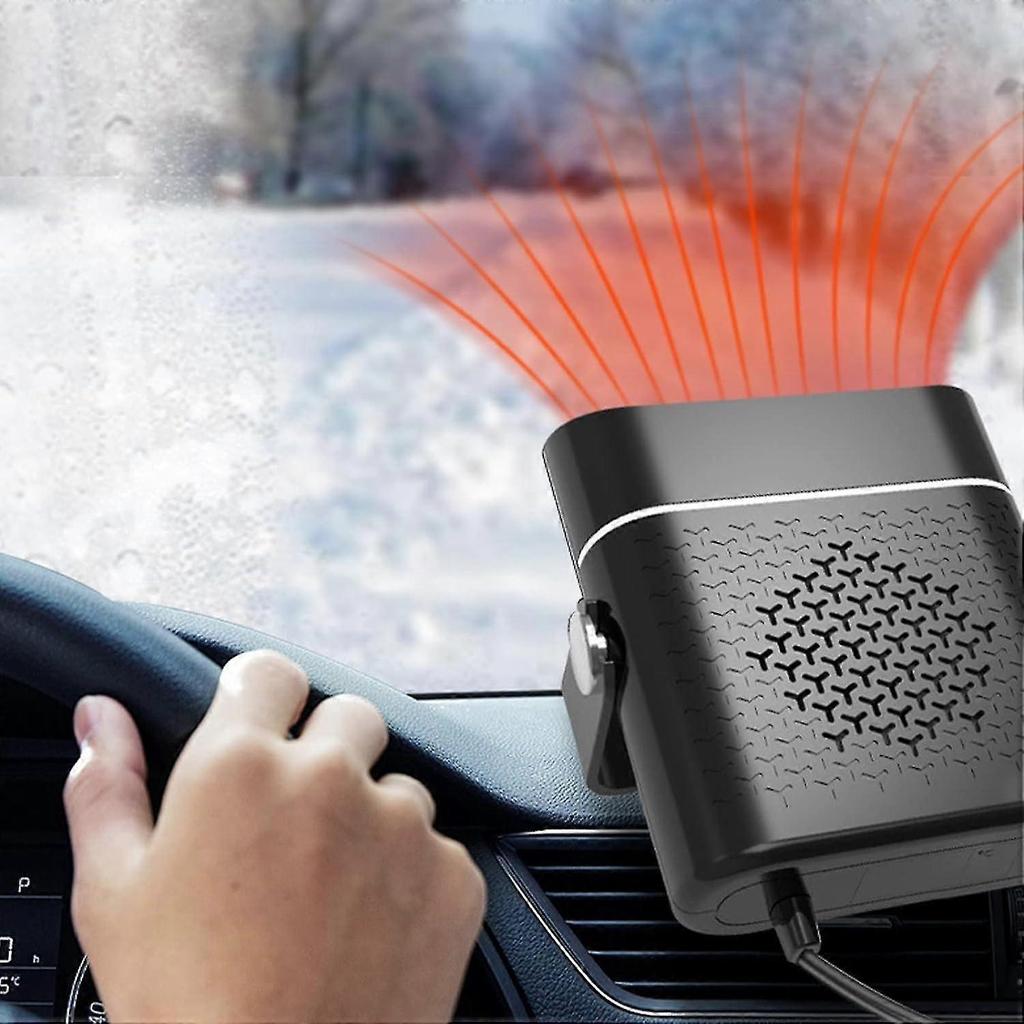 Portable Car Heater 24v, Auto Car Windshield Defroster Fast Heating & Cooling Fan 2 In 1 Car Space Heater,electric Car Heater That Plugs Into Cigarett
