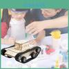 Lernendes Holz-DIY-Fernsteuerungs-Panzer-Bausatz für Kinder von 4-14 Jahren