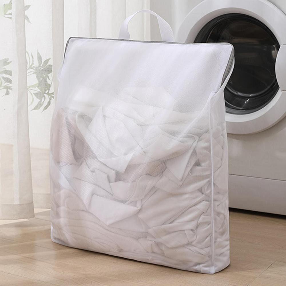 Zipper Mesh Laundry Bag Hanging Storage Clothes Wash Bags New Laundry Basket  for Washing Machines