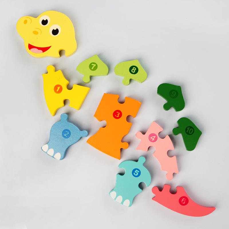 3D Wooden Transportation Animal Puzzle: Educational Jigsaw Board for Early Learning