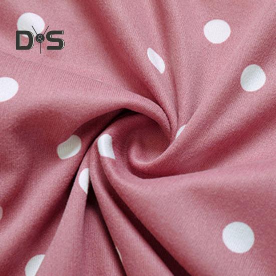 2 Pçs/set Pijamas Terno Estampado Bolinhas Cardigan Camisa Decote Em V Gola Redonda Camisa Perna Larga Calças Soltas Camisola Terno Pijamas