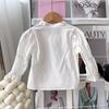 2023 Autumn Girls' Korean Style Vest and Shirt Two-Piece Dress Set TQ031
