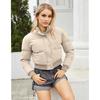 Turtleneck loose casual cotton-padded bread suit