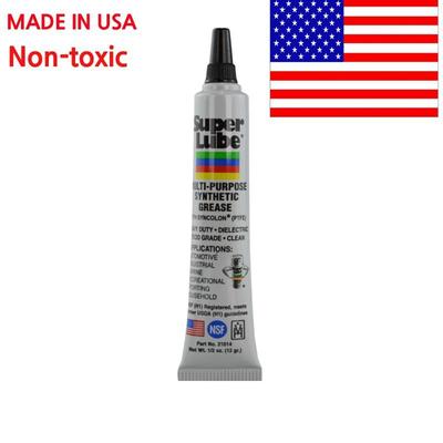 SUPER LUBE VÍCEÚČELOVÝ (Potravinářský stupeň)SYNTETICKÉ MAZIVO SE SYNCOLONEM (PTFE)-12 g