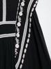 TAOP&ZA Women's Ethnic Style Ruffle Sleeve Embroidered Shirt