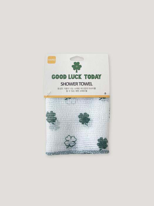 полотенце для душа sosomoso с клевером Clover shower towel