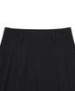 Michikoleondeonkosino Two-Pin Tuck Wide Slacks Black