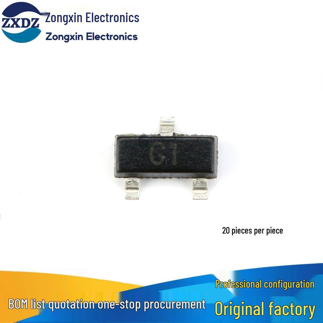 

Genuine MMBT5551 NPN Transistor, SOT-23, 160V 0.6A, SMD, Pack of 20