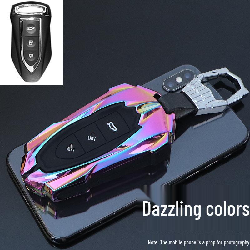 Husă cheie auto Zotye T500: Carcasă Metalică Elegantă pentru Cheie pentru Modelele SR7/SR9/T700/T600 – Unisex