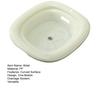 Bidet Ergonomic Curved Surface Design Comfortable Bath One-Button Drainage Non-Slip Basin Rim Physical Therapy Bidet