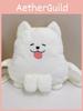 White Plush Dog Girl Backpack With Zipper Closure For Daily Use And Cute Style