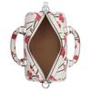 Coach Cherry Pattern Printed Zipper Closure Leather Shoulder Crossbody Handbag Small Women Handbags White Red CY745-SVCAH