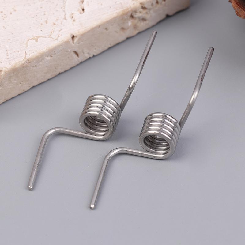 2Pcs/Set Refrigerator Divider Door Hinge Spring Accessories Baffle Strong Stainless Steel Refrigerator Door Torsion Springs
