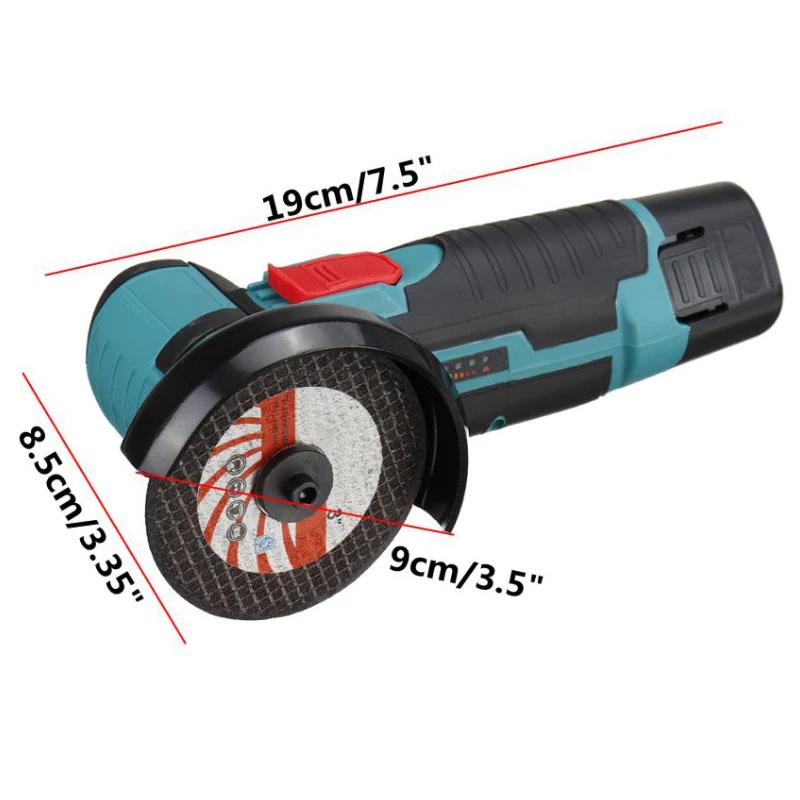 Micro Brushless Angle Grinder 12 V, Grinding, Cutting, Polishing, Sanding