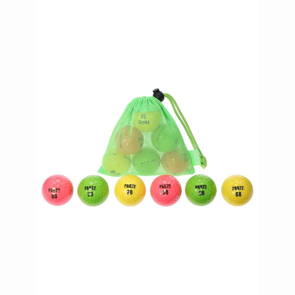 

Мячи для гольфа Persetantadue, набор из 6 разноцветных мячей (ПАР72)