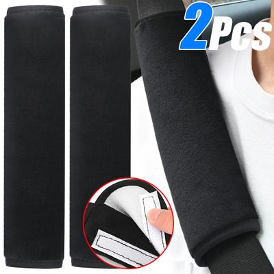 1/2Pcs Car Seat Belt Cover Adjustable Plush Car Safety Belt Cover Shoulder Pad Soft Car Seat Belt Cover Car Accessories Interior