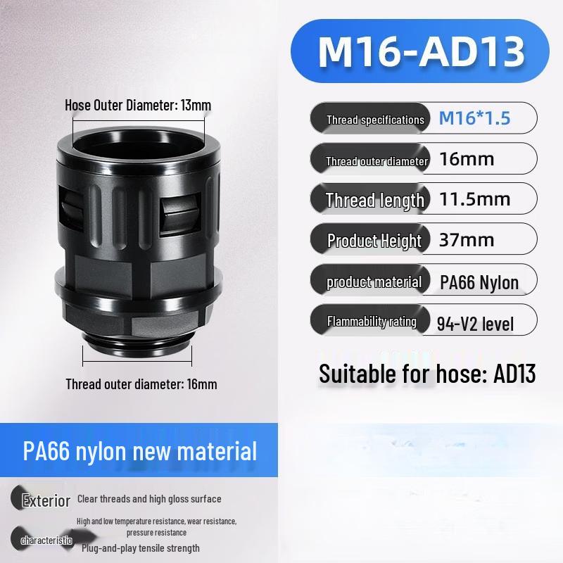

Rongyu Quick-Connect Plastic Corrugated Pipe Connector