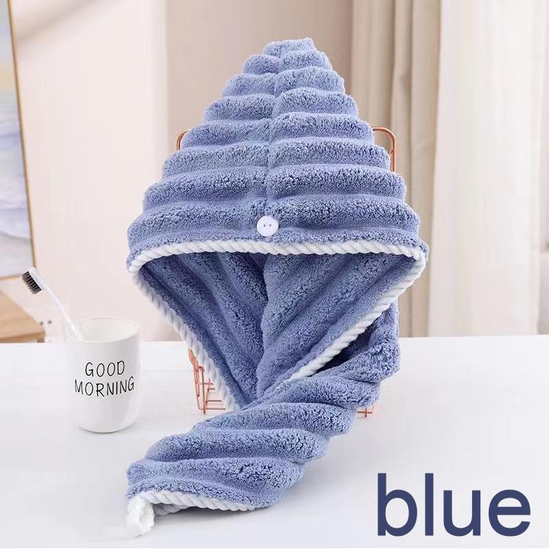 Candy Velvet Dry Hair Cap Women's Coral Velvet Thickened Absorbent Quick Drying Towel Headband Towel Dry Hair Towel