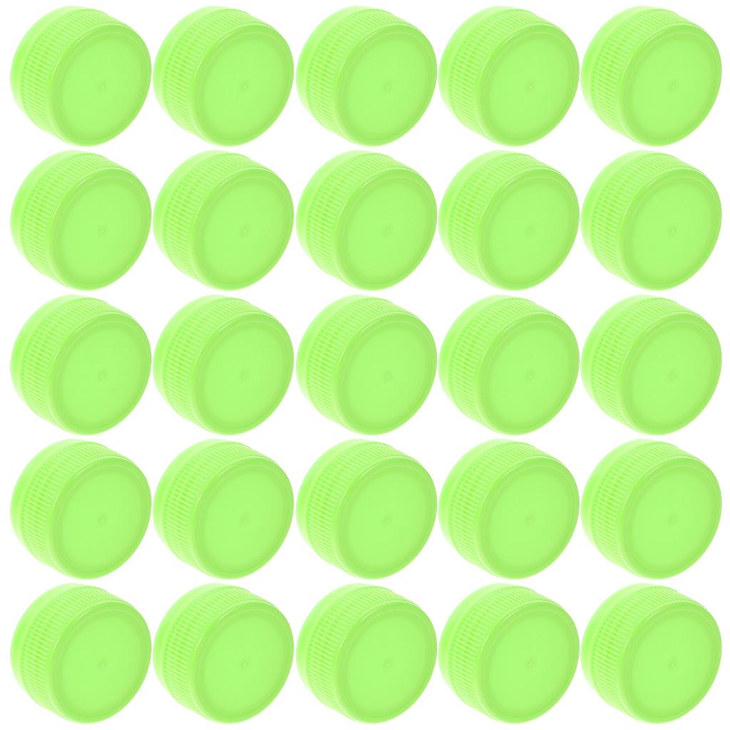 100pcs Plastic Caps Leak-Proof Water Bottle Lids For Diy Making Colored Bottle Covers Handcraft Accessories Kitchen