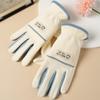 Winter Cycling Fleece Gloves for Men & Women - Non-Shedding, Plus Velvet Lining