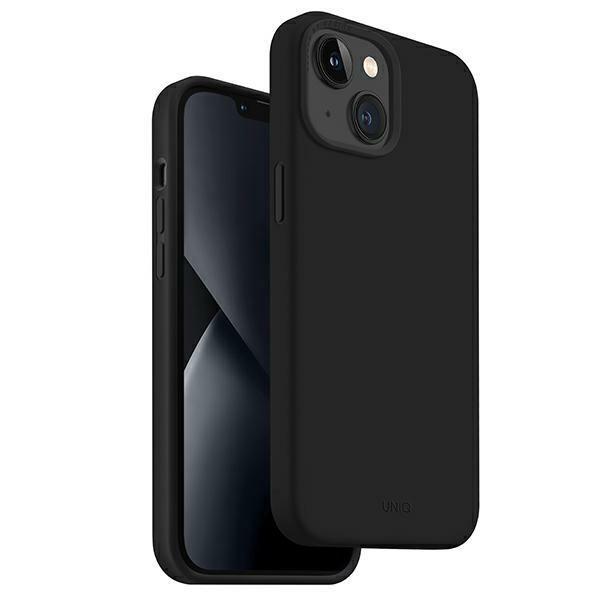 UNIQ Lino iPhone 14 Plus / 15 Plus 6.7" Case Black/midnight Black