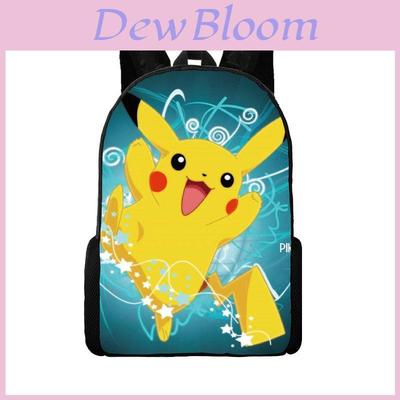 Mochila Oxford Pokmon de 17 pulgadas con comodidad transpirable para estudiantes escolares