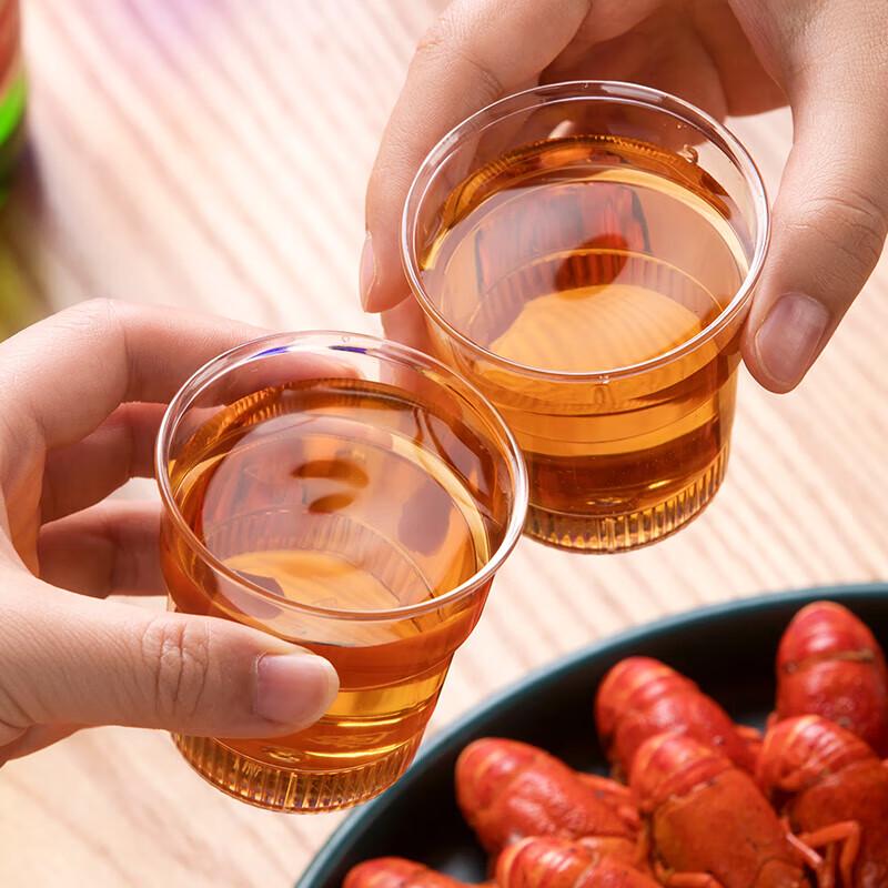 CHAHUA Disposable PS Plastic Transparent Cups