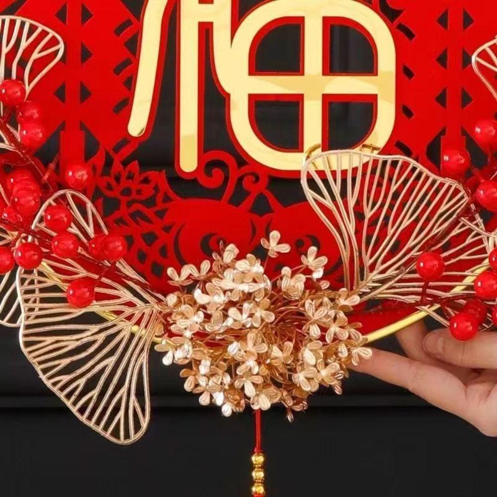 Chinese Style Spring Festival Pendants Acrylic Fu Character Pendant  Gift Giving