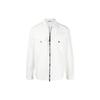 Ss22 Zip Shirt Style Solid Jacket Men Jackets White 7615117E4-V0003