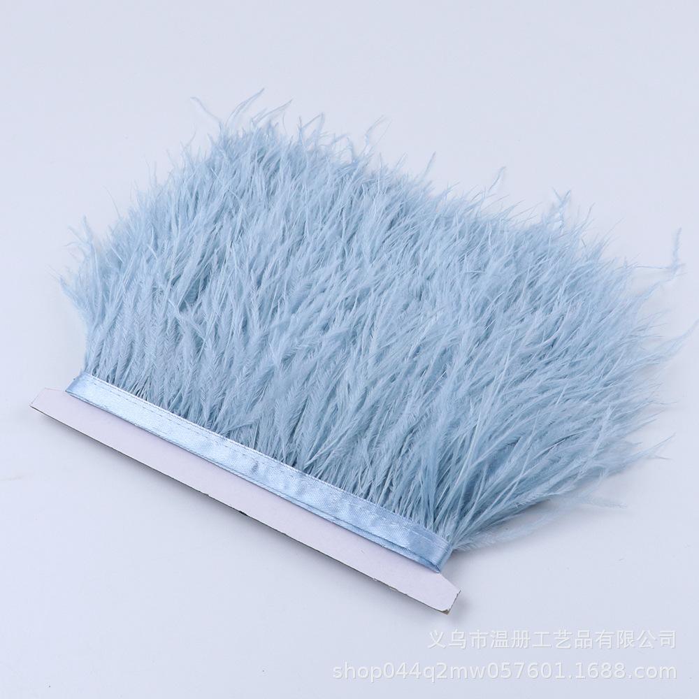8-10Cm Ostrich Hair Cloth Edge Various Colors Optional Feather Lace Clothing Earrings Diy Decoration
