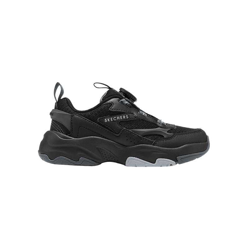Skechers Boys Casual Shoes Kids Sneakers Black 405323L-BLK