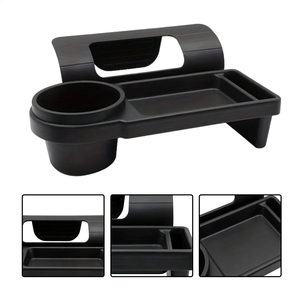 Hangable Car Window Cup Holder Multi-Purpose Rack with Storage Tray for Vehicle Truck SUV, Cell Phone Key Bottle & Change